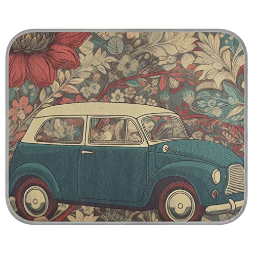 FRODOTGV Retro Vintage 50er Jahre Frühling Print Daisy Retro Bus Ice Cool Pads für Hunde/Katzen, Kühlende Isomatte Waschbar Hunde Zwinger Kühlmatte Hundekäfig Pad Klein FRODOTGV Retro Vintage 50er Jahre Frühling Print Daisy Retro Bus Ice Cool Pads für Hunde/Katzen, Kühlende Isomatte Waschbar Hunde Zwinger Kühlmatte Hundekäfig Pad Klein von FRODOTGV