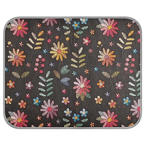 FRODOTGV Schöne bunte Blumen Haustier Kühldecke waschbar Kühlmatte Sommer Hundebox Pad für Haustiere Zwinger Tiere Hunde, klein FRODOTGV Schöne bunte Blumen Haustier Kühldecke waschbar Kühlmatte Sommer Hundebox Pad für Haustiere Zwinger Tiere Hunde, klein von FRODOTGV