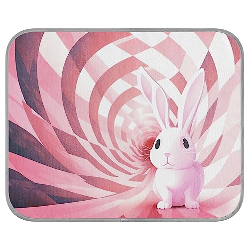 FRODOTGV Schwarze und pinke quadratische Wirbelhase coole Bettmatten atmungsaktive Hundebox Pad Sommer Haustier coole Decke für Haustiere Hunde Tiere Zwinger klein FRODOTGV Schwarze und pinke quadratische Wirbelhase coole Bettmatten atmungsaktive Hundebox Pad Sommer Haustier coole Decke für Haustiere Hunde Tiere Zwinger klein von FRODOTGV