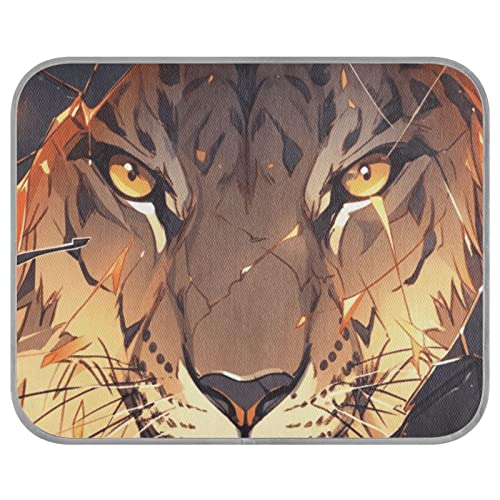 FRODOTGV The Fierce Lion Behind The Broken Wall Ice Cool Pads Summer Breathable Cooling Sleeping Pad Dogs Kennels Pet Cool Blanket Cool Bed Mats,Medium von FRODOTGV