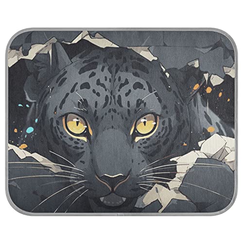 FRODOTGV Tiger Behind Black Broken Wall Pet Cool Blanket Washable Cooling Sleeping Pad Summer Ice Cool Pads for Animals Dogs Kennels Pets,Medium von FRODOTGV