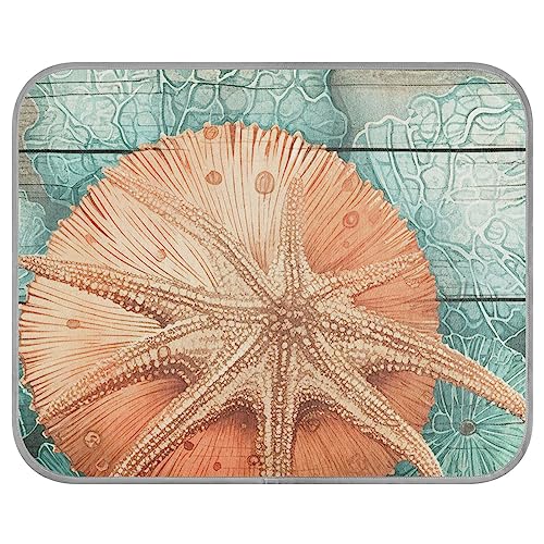 FRODOTGV Vintage Holzstruktur Sea Star Pet Cool Decke für Haustiere, Tiere, Zwinger, Sommer Hundekäfig Pad Wiederverwendbare Eiskühl-Pads, klein FRODOTGV Vintage Holzstruktur Sea Star Pet Cool Decke für Haustiere, Tiere, Zwinger, Sommer Hundekäfig Pad Wiederverwendbare Eiskühl-Pads, klein von FRODOTGV