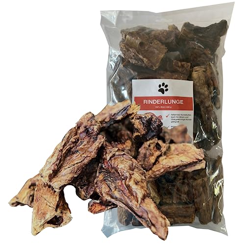 FROKI Premium Rinderlunge für große & kleine Hunde 500g | 100% Rind | 100% Natürlich | Futter-Snack | Hunde-Leckerlis | Natur-Kausnack | Zahnpflege | ohne Zusatzstoffe | Belohnung von FROKI