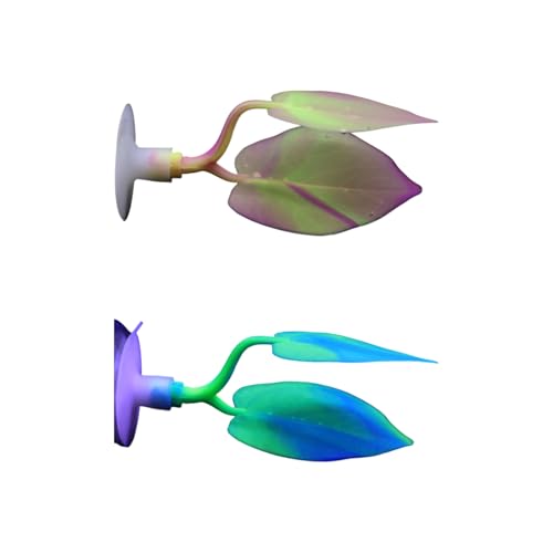 Doppelschichtige Bettas-Fische ruhen Korallen Aquarien Dekoration ungiftige Silikone mit leicht zu reinigenden Oberflächen, realistisches Korallen-Design von FROMCEO