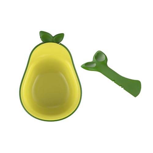 Futternapf mit dreifacher Verwendung, Avocado-Form, auslaufsicherer Boden, Futter-/Wassernapf, Dosenöffner für kleine Haustiere, Avocado-Form, Katzennapf Futternapf mit dreifacher Verwendung, Avocado-Form, auslaufsicherer Boden, Futter-/Wassernapf, Dosenöffner für kleine Haustiere, Avocado-Form, Katzennapf von FROMCEO