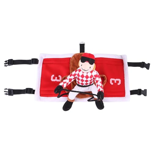 Hundekostüm, Reiter-Kostüm, Halloween, weiches Tierkostüm, Reitmantel, Thema, Cosplay, Zubehör, Hunderitter-Set von FROMCEO