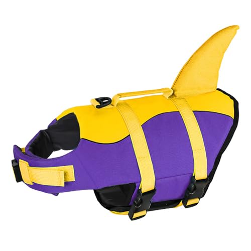 Verstellbare Schwimmweste für Hunde mit hohem Auftrieb, Schwimmhilfe, Schwimmhilfe, Badeanzug, Rettungsgriff, Hunde-Badeanzug Verstellbare Schwimmweste für Hunde mit hohem Auftrieb, Schwimmhilfe, Schwimmhilfe, Badeanzug, Rettungsgriff, Hunde-Badeanzug von FROMCEO