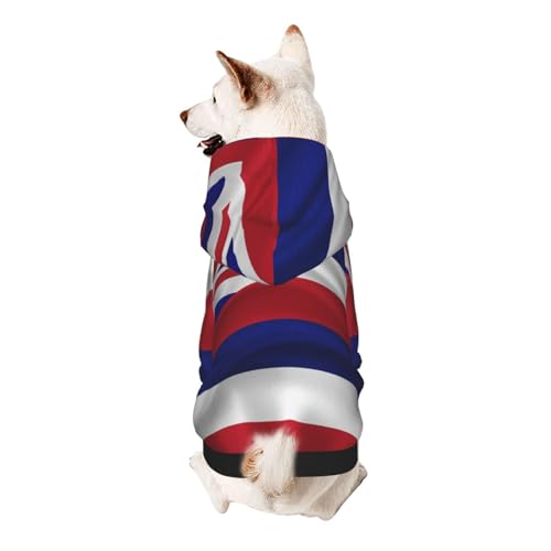 Froon Amerikanische Haustierbekleidung mit Flagge von Hawaii – Kapuzen-Sweatshirt für kleine Haustiere, bezaubernde und warme Haustierkleidung, für Ihr Haustier von FROON