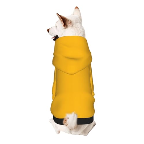 Froon Bernsteingelbe Haustierbekleidung – Kapuzen-Sweatshirt für kleine Haustiere, bezaubernde und warme Haustierkleidung, für Ihr Haustier von FROON