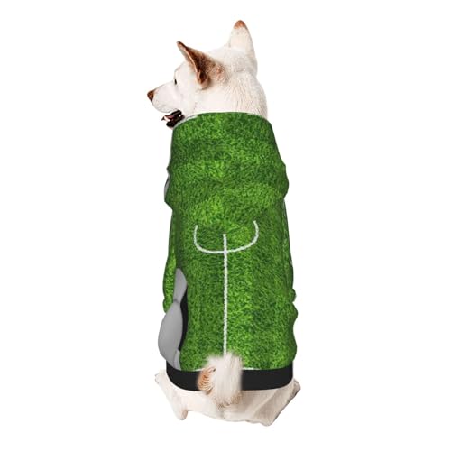 Froon Fußballsport-Haustierbekleidung – Kapuzen-Sweatshirt für kleine Haustiere, bezaubernde und warme Haustierkleidung, für Ihr Haustier von FROON