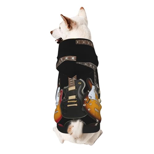 Froon Haustierbekleidung für E-Gitarre, kleines Haustier-Kapuzen-Sweatshirt, bezaubernde und warme Haustierkleidung, für Ihr Haustier Froon Haustierbekleidung für E-Gitarre, kleines Haustier-Kapuzen-Sweatshirt, bezaubernde und warme Haustierkleidung, für Ihr Haustier von FROON