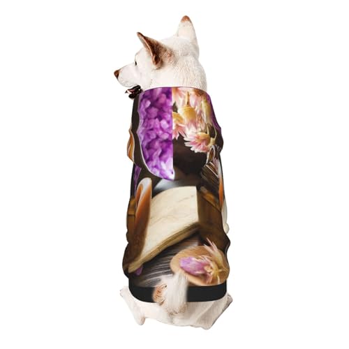 Froon Haustierbekleidung mit Lavendelblüten und Salz für kleine Haustiere, mit Kapuze, bezaubernde und warme Haustierkleidung, für Ihr Haustier von FROON