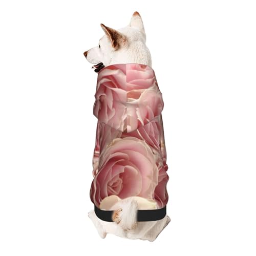 Froon Haustierbekleidung mit Rosenblüten – Kapuzen-Sweatshirt für kleine Haustiere, bezaubernde und warme Haustierkleidung, für Ihr Haustier von FROON