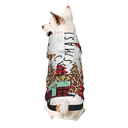 Froon Merry Christmas Haustierbekleidung – Kapuzen-Sweatshirt für kleine Haustiere, bezaubernde und warme Haustierkleidung, für Ihr Haustier von FROON