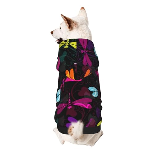 Froon Niedliche Libellen-Haustierbekleidung – Kapuzen-Sweatshirt für kleine Haustiere, bezaubernde und warme Haustierkleidung, für Ihr Haustier von FROON