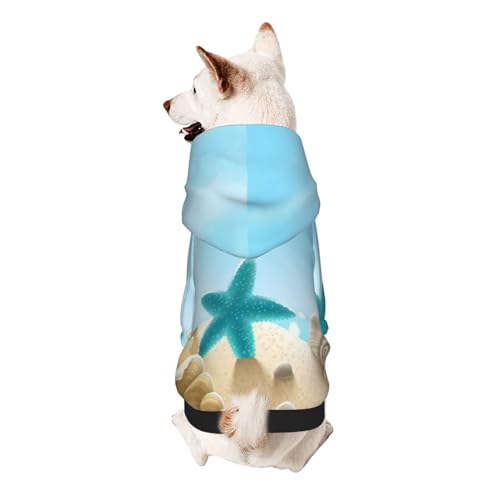 Froon Strand-Seestern-Haustierbekleidung – Kapuzen-Sweatshirt für kleine Haustiere, bezaubernde und warme Haustierkleidung, für Ihr Haustier von FROON
