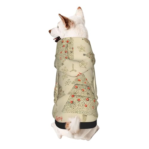 Froon Weihnachtsbaum-Haustierbekleidung – Kapuzen-Sweatshirt für kleine Haustiere, bezaubernde und warme Haustierkleidung, für Ihr Haustier von FROON
