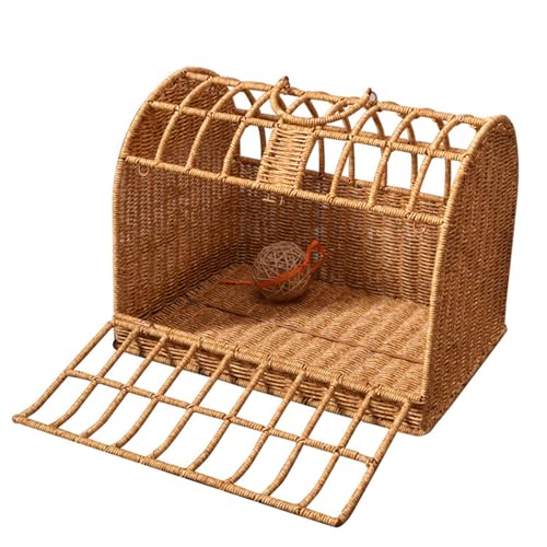 FSJMTQTS Haustierbett aus Korbgeflecht Cat Outdoor Hand-held Summer Dog Bed Pet Aviation Box Sommer FSJMTQTS Haustierbett aus Korbgeflecht Cat Outdoor Hand-held Summer Dog Bed Pet Aviation Box Sommer von FSJMTQTS