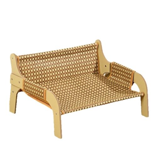 FSJMTQTS Haustierbett aus Korbgeflecht Haustier Katze Sofa Sommer Haustier Bett Hängematte Saisonale Universal Sommer FSJMTQTS Haustierbett aus Korbgeflecht Haustier Katze Sofa Sommer Haustier Bett Hängematte Saisonale Universal Sommer von FSJMTQTS