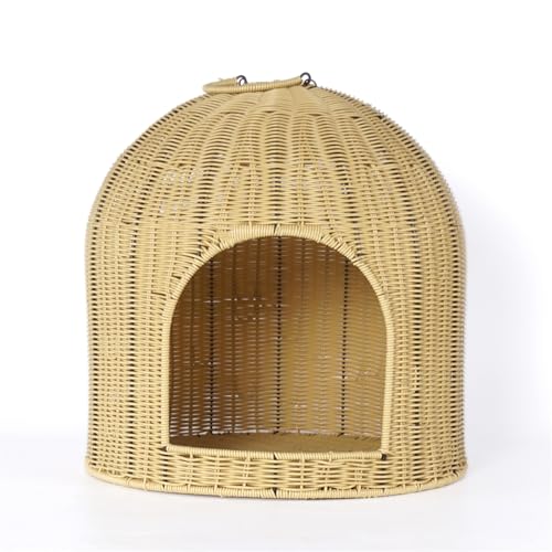FSJMTQTS Haustierbett aus Korbgeflecht Sommerbett for Katzen und Hunde, Haustiernest, universell Sommer FSJMTQTS Haustierbett aus Korbgeflecht Sommerbett for Katzen und Hunde, Haustiernest, universell Sommer von FSJMTQTS