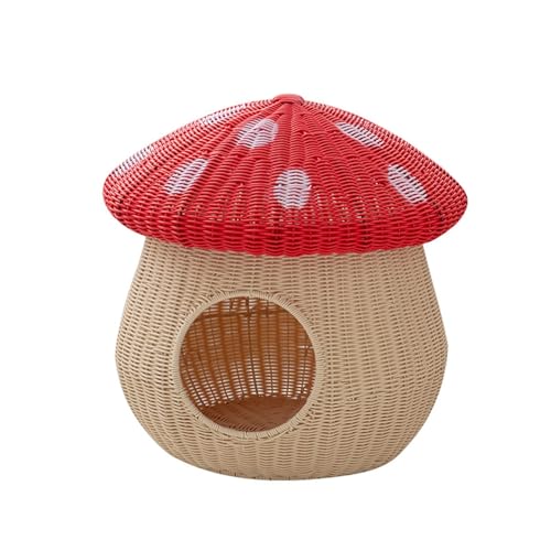FSJMTQTS Haustierbett aus Korbgeflecht Universelles handgewebtes Katzennest for den Sommer Sommer FSJMTQTS Haustierbett aus Korbgeflecht Universelles handgewebtes Katzennest for den Sommer Sommer von FSJMTQTS