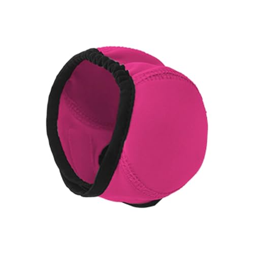Dog Swimming Caps, Adjustable Dog Ear Muffs for Swimming, Waterproof Swimming Cap for Small, Medium and Large Dogs, Puppies (Heißes Rosa, L) von FSLLWGWG