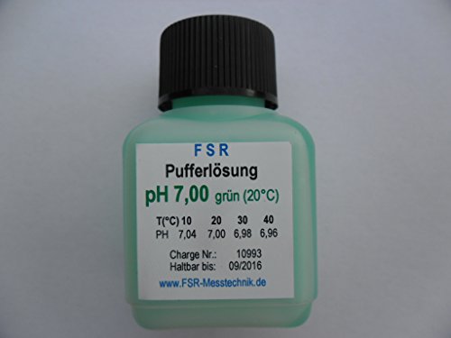 FSR pH 7 Kalibrierflüssigkeit Kalibrierlösung Pufferlösung Eichlösung pH Messgerät Tester Meter 2048 von Glracd