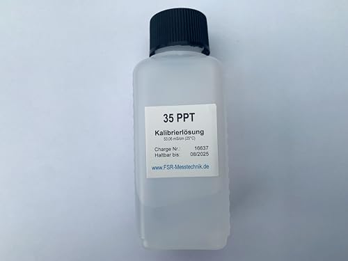 FSRTOP 35 PPT 100 ml Kalibrierlösung Kalibrierflüssigkeit Eichlösung Pufferlösung für Salzwasser Meerwasser Messgeräte von FSRTOP