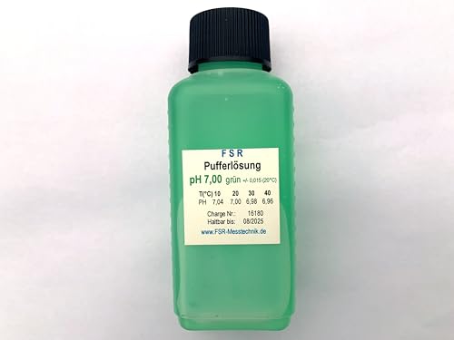 FSRTOP pH 7 Kalibrierlösung 100 ml Kalibrierflüssigkeit Pufferlösung Eichlösung für pH Messgerät Tester Eichflüssigkeit von FSRTOP