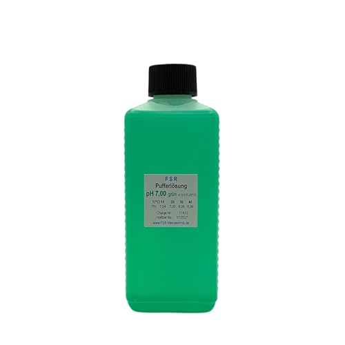 FSRTOP pH 7 Kalibrierlösung 250 ml Kalibrierflüssigkeit Pufferlösung Eichlösung für pH Messgerät Tester Eichflüssigkeit, grün FSRTOP pH 7 Kalibrierlösung 250 ml Kalibrierflüssigkeit Pufferlösung Eichlösung für pH Messgerät Tester Eichflüssigkeit, grün von FSRTOP
