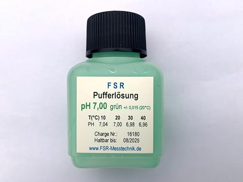 FSRTOP pH 7 Kalibrierlösung 50 ml Kalibrierflüssigkeit Pufferlösung Eichlösung für pH Messgerät Tester Eichflüssigkeit von FSRTOP