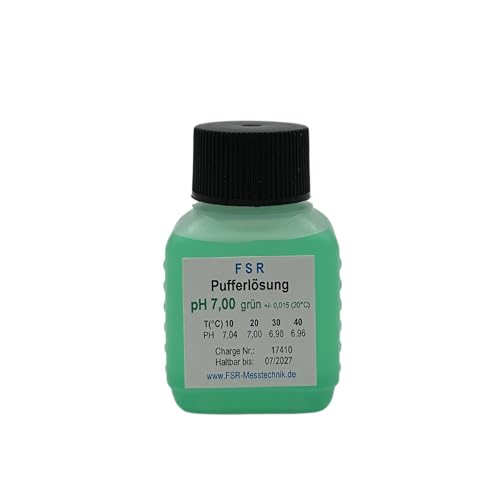 FSRTOP pH 7 Kalibrierlösung 50 ml Kalibrierflüssigkeit Pufferlösung Eichlösung für pH Messgerät Tester Eichflüssigkeit von FSRTOP