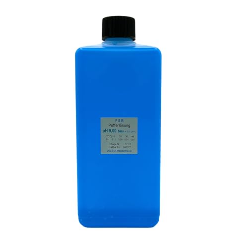 FSRTOP pH 9 Kalibrierlösung 500 ml Kalibrierflüssigkeit Pufferlösung Eichlösung für pH Messgerät Tester Eichflüssigkeit, blau FSRTOP pH 9 Kalibrierlösung 500 ml Kalibrierflüssigkeit Pufferlösung Eichlösung für pH Messgerät Tester Eichflüssigkeit, blau von FSRTOP