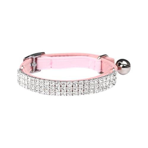 Bling Strass Haustierhalsband, verstellbar, Katzenhalsband, niedliches Kätzchen-Halsband, kleine Hunde, Kristall-Halsband, weiches Welpenhalsband, dekoratives Katzenhalsband mit Glöckchen für Mädchen, Bling Strass Haustierhalsband, verstellbar, Katzenhalsband, niedliches Kätzchen-Halsband, kleine Hunde, Kristall-Halsband, weiches Welpenhalsband, dekoratives Katzenhalsband mit Glöckchen für Mädchen, von FSSTUD