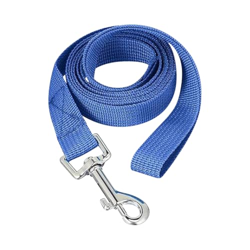 FSSTUD 1,6 cm x 1,8 m lange Polyester-Welpenleine, traditionelle kleine Hundeleine, einfarbig, Haustierleine, einfache Hundeleine, Haustier-Trainingsleine, sichere Leine mit Kragenhaken, Blau FSSTUD 1,6 cm x 1,8 m lange Polyester-Welpenleine, traditionelle kleine Hundeleine, einfarbig, Haustierleine, einfache Hundeleine, Haustier-Trainingsleine, sichere Leine mit Kragenhaken, Blau von FSSTUD