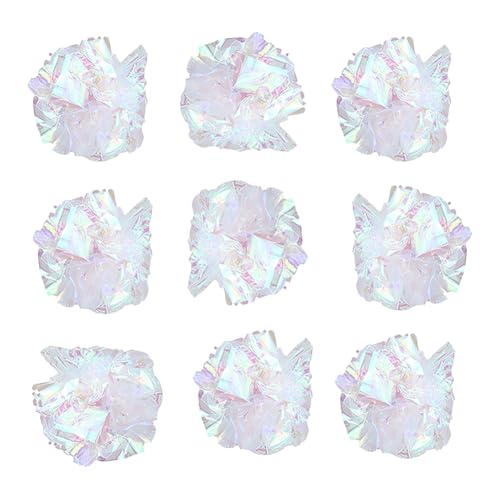 FSSTUD 20 Stück 6 cm große Katzen-Bälle zum Kauen von Katzen, Mylar, glänzende Bälle FSSTUD 20 Stück 6 cm große Katzen-Bälle zum Kauen von Katzen, Mylar, glänzende Bälle von FSSTUD