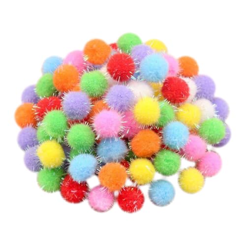 FSSTUD 60 Stück 4,5 cm kleine Katzen-Bommelbälle, bunte Plüschbälle, Katzenspielzeug, glitzernde Bälle, weiche Katzenspielbälle, interaktive Haustierbälle FSSTUD 60 Stück 4,5 cm kleine Katzen-Bommelbälle, bunte Plüschbälle, Katzenspielzeug, glitzernde Bälle, weiche Katzenspielbälle, interaktive Haustierbälle von FSSTUD