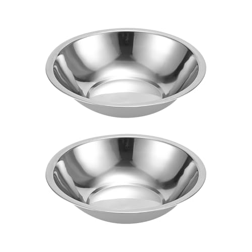 FSSTUD Futternapf aus Edelstahl, 14 cm, für Katzen und Katzen, silberfarben, für kleine Haustiere, Futternapf, Welpen-Futternapf, unzerbrechlich, Restaurant, Beilagenschüssel, 2 Stück FSSTUD Futternapf aus Edelstahl, 14 cm, für Katzen und Katzen, silberfarben, für kleine Haustiere, Futternapf, Welpen-Futternapf, unzerbrechlich, Restaurant, Beilagenschüssel, 2 Stück von FSSTUD