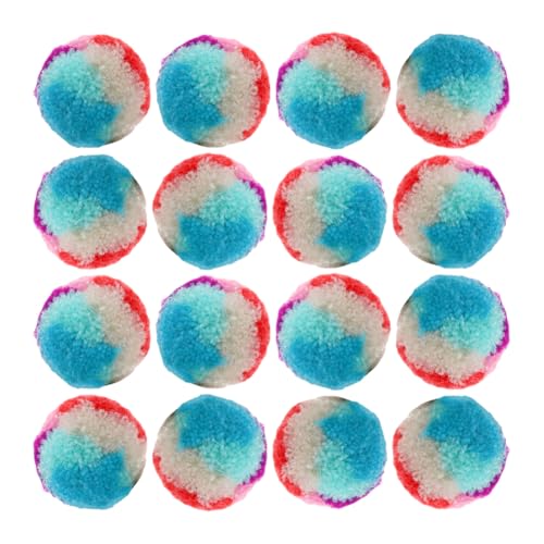 FSSTUD Weiche Plüsch-Katzenbälle, kleine Katzen, Bommel, bunt, flauschig, für Kätzchen, Spielbälle, Katzen, die Jagdbälle spielen, interaktive Haustierbälle, 30 Stück FSSTUD Weiche Plüsch-Katzenbälle, kleine Katzen, Bommel, bunt, flauschig, für Kätzchen, Spielbälle, Katzen, die Jagdbälle spielen, interaktive Haustierbälle, 30 Stück von FSSTUD