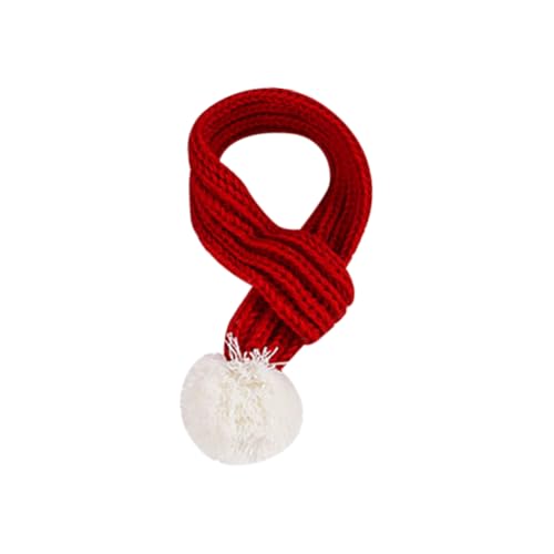 Hunde-Strickschal, Rot, Haustier-Weihnachtsschal, Katzen-Strickschal, Halsband, Welpen, Halstuch, Hund, Winter, Halswärmer, Katze und Hund, passendes Weihnachtsoutfit Urlaub, Haustierzubehör für Hunde-Strickschal, Rot, Haustier-Weihnachtsschal, Katzen-Strickschal, Halsband, Welpen, Halstuch, Hund, Winter, Halswärmer, Katze und Hund, passendes Weihnachtsoutfit Urlaub, Haustierzubehör für von FSSTUD