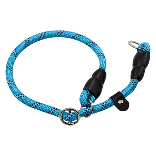 Nylonseil, Hundehalsband, Trainingsleine, Slip-Leine, weiches Martingale-Halsband, halbe Würge, Hundehalsband, reflektierend, kein Ziehen, Welpen, Spazierengehen, Halsband mit verstellbarem Stopper, L Nylonseil, Hundehalsband, Trainingsleine, Slip-Leine, weiches Martingale-Halsband, halbe Würge, Hundehalsband, reflektierend, kein Ziehen, Welpen, Spazierengehen, Halsband mit verstellbarem Stopper, L von FSSTUD