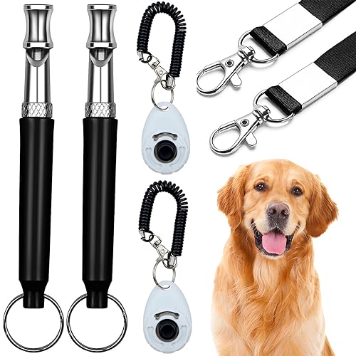2-teiliges Hundepfeifen-Set, stoppt bellende Hunde, Rückruftraining, verstellbare Ultraschall-Hundepfeife, Ton wird durch Drehen des Schraubverschlusses am Ende der Pfeife erzeugt, mit 2 Stück 2-teiliges Hundepfeifen-Set, stoppt bellende Hunde, Rückruftraining, verstellbare Ultraschall-Hundepfeife, Ton wird durch Drehen des Schraubverschlusses am Ende der Pfeife erzeugt, mit 2 Stück von FSZMan