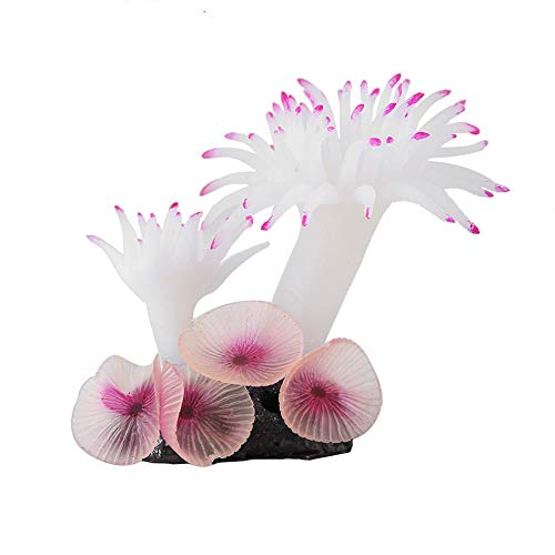 FTVOGUE Künstliche Silikon Coral Concrete Base Simulation Wasserpflanzen Aquarium Ornamente(02) von FTVOGUE