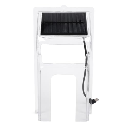 FTVOGUE Solar Panel Angetrieben Drahtloser Video -Türklingel -Regenabdeckung, Unterstützt Verschiedene Türklingelmarken, Langlebiges PC -Material, für Regen, Schnee und Sturmprävention von FTVOGUE