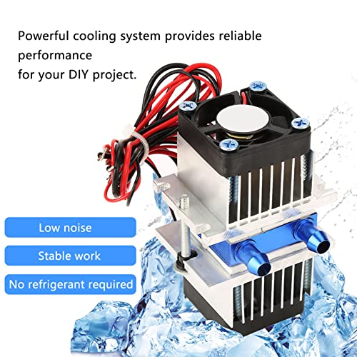 Halbleiter Thermoelektrischer Kühler Peltier Kühlung Wasserkühlgerät - Leistungsstarkes -Kühlsystem für Kleine Räume Kein Kältemittel Erforderlich Ideal für Schüler und Hobbyisten Weiß (120W) von FTVOGUE