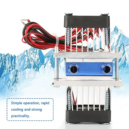 Halbleiter Thermoelektrischer Kühler Peltier Kühlung Wasserkühlgerät - Leistungsstarkes -Kühlsystem für Kleine Räume Kein Kältemittel Erforderlich Ideal für Schüler und Hobbyisten Weiß (216W) von FTVOGUE