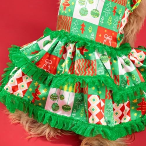 Lustiges Haustier-Weihnachtsbaum-Outfit, gemütliches Hunde- und Katzen-Kostüm, perfekt für Feiertage und Veranstaltungen, Größe S Lustiges Haustier-Weihnachtsbaum-Outfit, gemütliches Hunde- und Katzen-Kostüm, perfekt für Feiertage und Veranstaltungen, Größe S von FUANA