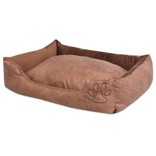 FUDUGEHMIOFWFJJ Hunde Sofa,hundecouch,hundeschlafsack,Hundebett mit Kissen PU Kunstleder Größe S BeigeAdatto a Tutti i Tipi di cani o Gatti di Piccola e Grande Taglia FUDUGEHMIOFWFJJ Hunde Sofa,hundecouch,hundeschlafsack,Hundebett mit Kissen PU Kunstleder Größe S BeigeAdatto a Tutti i Tipi di cani o Gatti di Piccola e Grande Taglia von FUDUGEHMIOFWFJJ