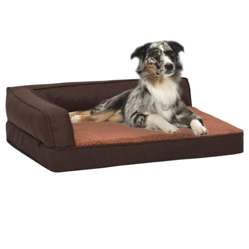 FUDUGEHMIOFWFJJ hundekorb,hundesofa, hundebett,Hundematratze Ergonomisch 60x42 cm Leinenoptik Fleece BraunAdatto a Tutti i Tipi di cani o Gatti di Piccola e Grande Taglia FUDUGEHMIOFWFJJ hundekorb,hundesofa, hundebett,Hundematratze Ergonomisch 60x42 cm Leinenoptik Fleece BraunAdatto a Tutti i Tipi di cani o Gatti di Piccola e Grande Taglia von FUDUGEHMIOFWFJJ