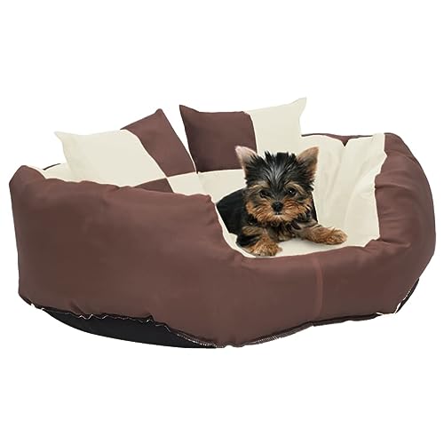 FUDUGEHMIOFWFJJ hundekorb Grosse Hunde,hundesofa für Grosse Hunde,Hundekissen Wendbar und Waschbar Braun und Creme 65x50x20 cmAdatto a Tutti i Tipi di cani o Gatti di Piccola e Grande Taglia FUDUGEHMIOFWFJJ hundekorb Grosse Hunde,hundesofa für Grosse Hunde,Hundekissen Wendbar und Waschbar Braun und Creme 65x50x20 cmAdatto a Tutti i Tipi di cani o Gatti di Piccola e Grande Taglia von FUDUGEHMIOFWFJJ
